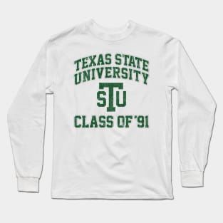 Texas State Class of 91 - Necessary Roughness (Variant) Long Sleeve T-Shirt